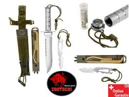 Maxam 12-tlg. Survival Messer Überleben Set Outdoor Kompass