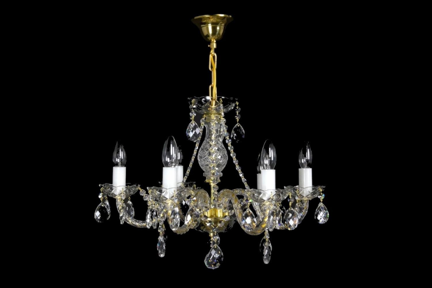 Lampadari & plafoniere: Kronleuchter Finesse 6 Gold – Nuovo e nell'imballaggio originale da Glattfelden venduto da Bohemiancrystal 1