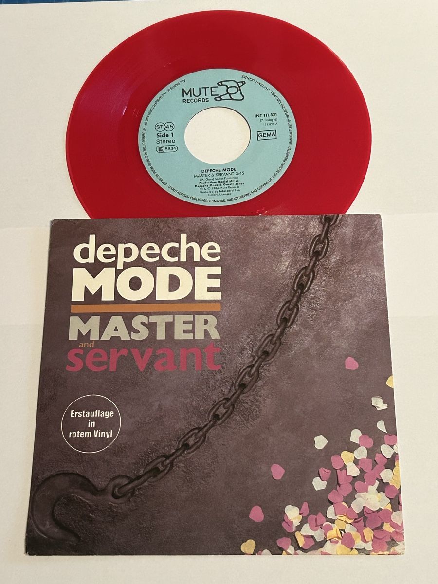 Dischi in vinile: Depeche Mode. 1984. RED Vinyl. Master And Servant – Usato da Faulensee venduto da Mizuno06