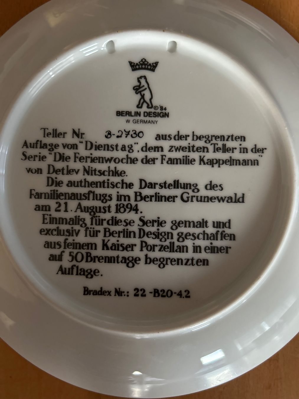 Piatti: Teller von Detlev Nitschke – Usato da Buttisholz venduto da allule13 1