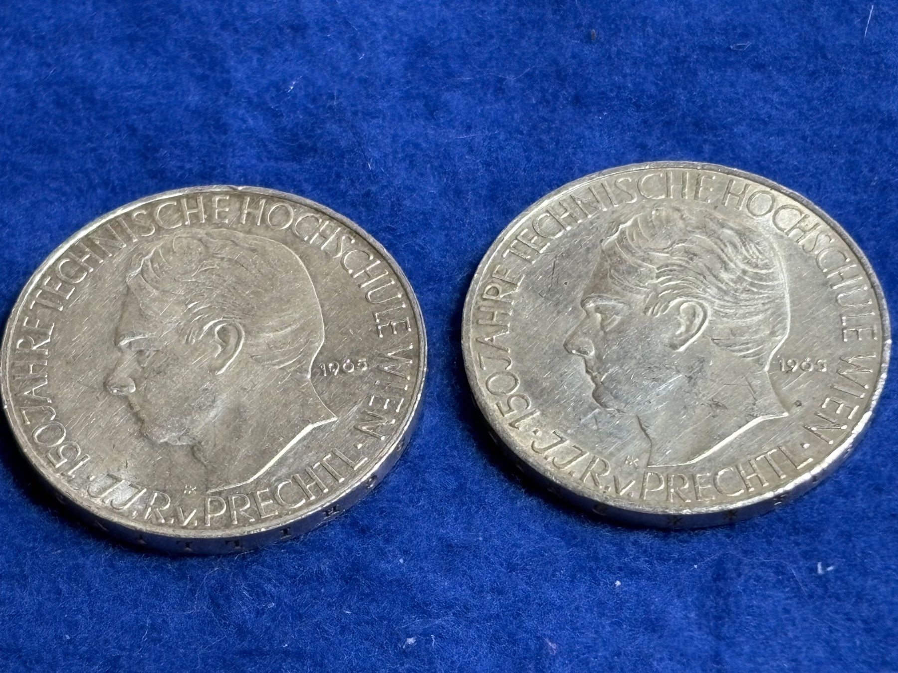 Alle Münzen: 2 x 25 Schilling 1965 – Gebraucht aus St. Peterzell von verena40 1