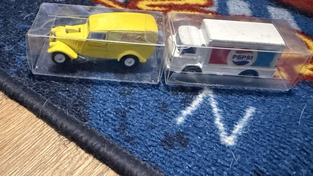 Modellini d'auto: 2 véhicules pepsi - coca cola – Usato da Villars-sur-Glâne venduto da Mitodc2