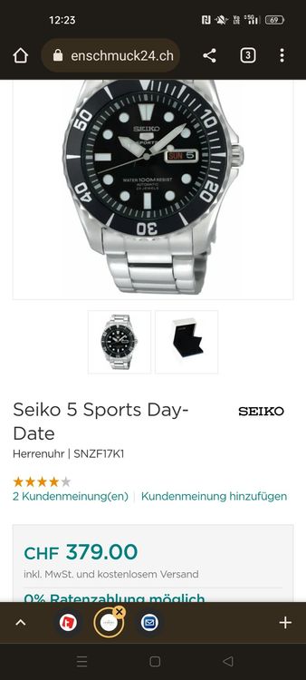 Seiko 5 Sports SNZF17K1 Kaufen auf Ricardo