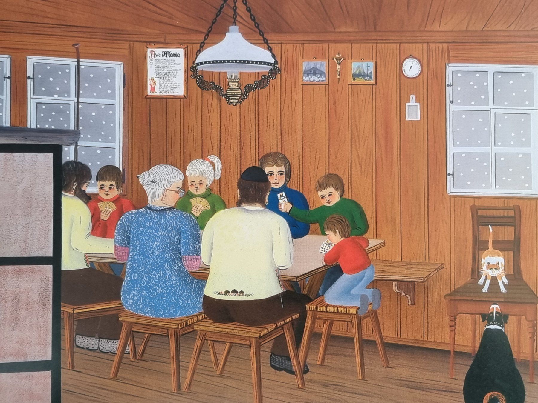 Poster & Bilder: BARBARA BILD HINTER PASSEPARTOUT MONTIERT MIT RAHMEN – Gebraucht aus Gersau von grafik-kunst 1