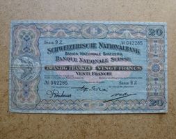 ++ 20.- Franken 29. Sept. 1927