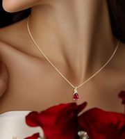 Diamant Halskette Gelbgold