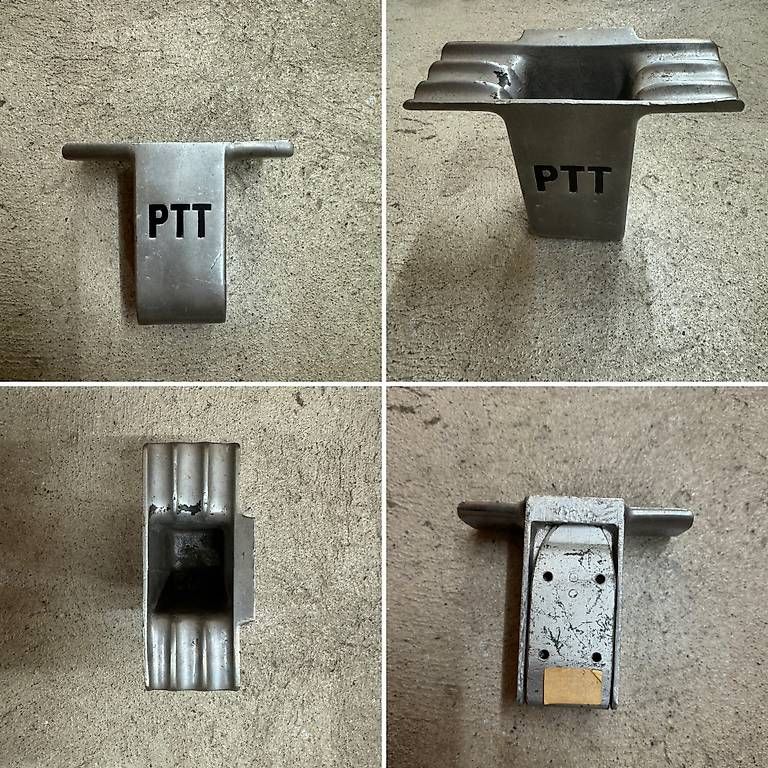 Portacenere: PTT Aschenbecher Metall vintage – Usato da Solothurn venduto da SchoeneSachen20