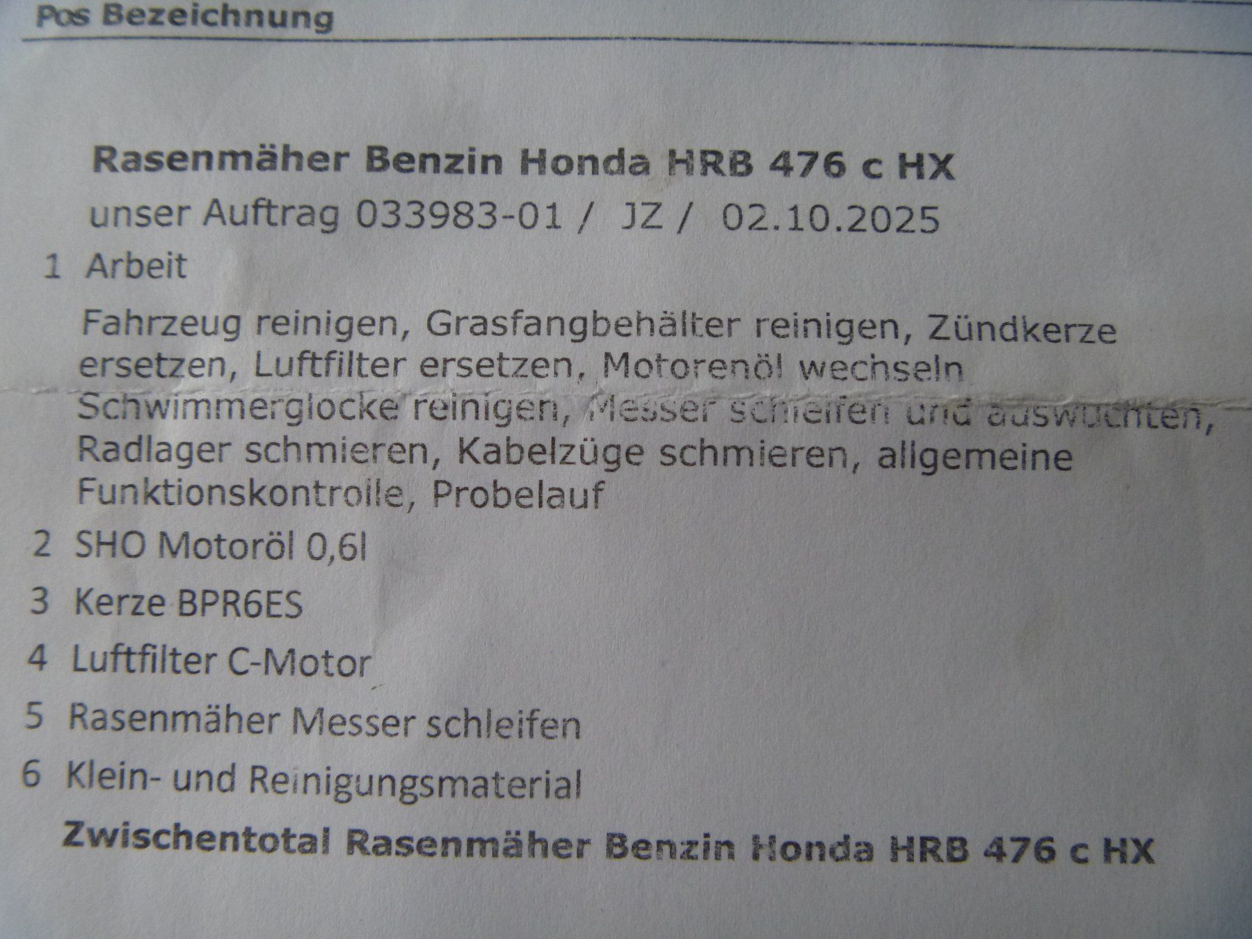 Honda Tagliaerba: Honda Rasenmäher HRB 475 – Usato da Rüti ZH venduto da baumchen 8