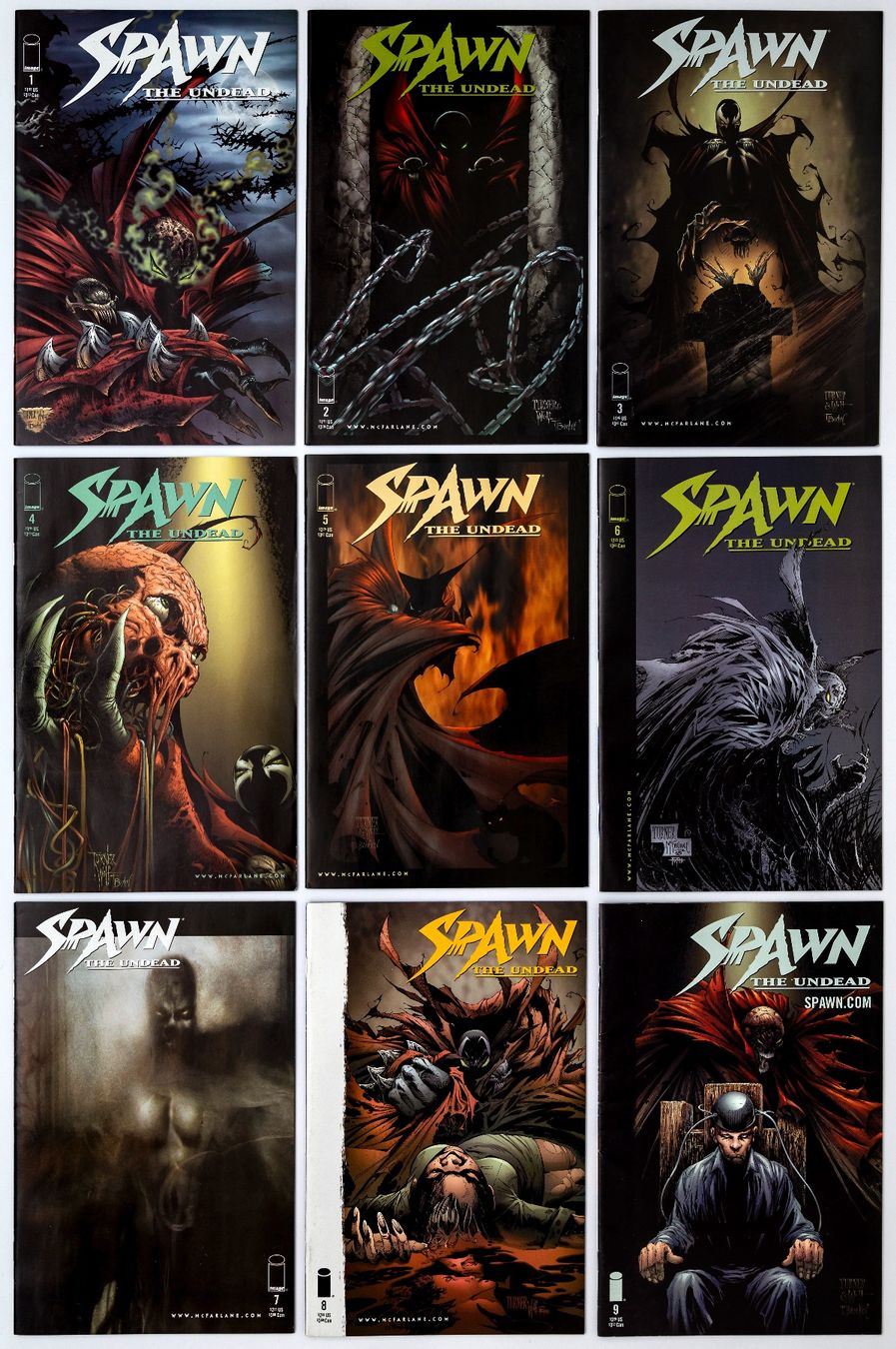 Fumetti: SPAWN - THE UNDEAD - #1-9 US Ausgabe +++ – Usato da St. Gallen venduto da kobayashi-maru
