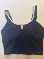 Lulu lemon Crop Top dunkelblau Grösse S neuwertig