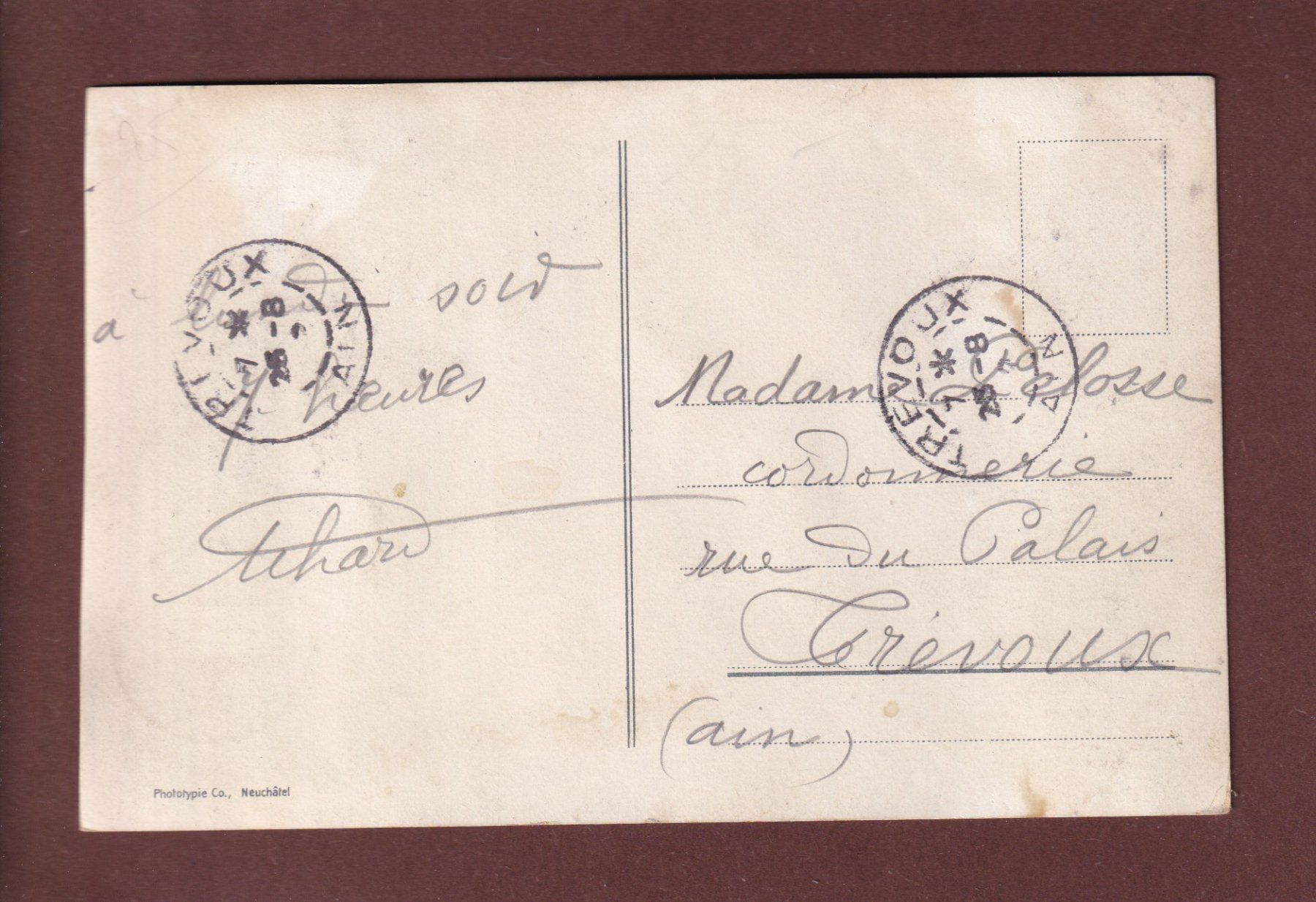 Cartoline postali: GENEVE - Rue du Mont Blanc - Tram – Usato da Pully venduto da nicecards 1