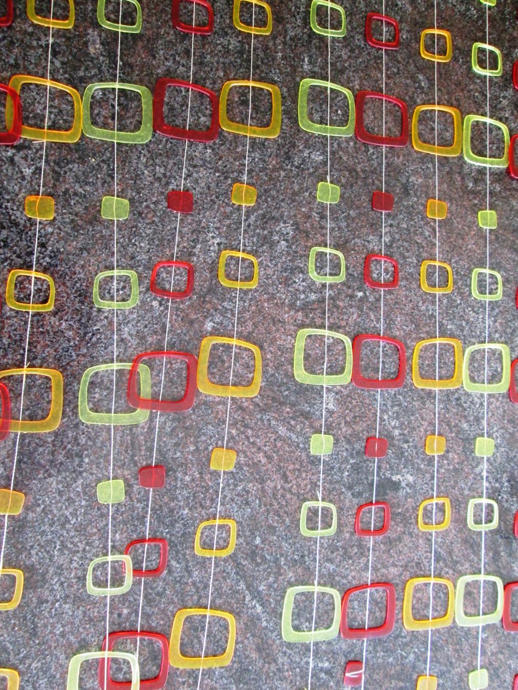 Tende: Türvorhang - im Retrolook   90 x 200 cm – Nuovo (secondo la descrizione) da Egliswil venduto da chroetli22 8