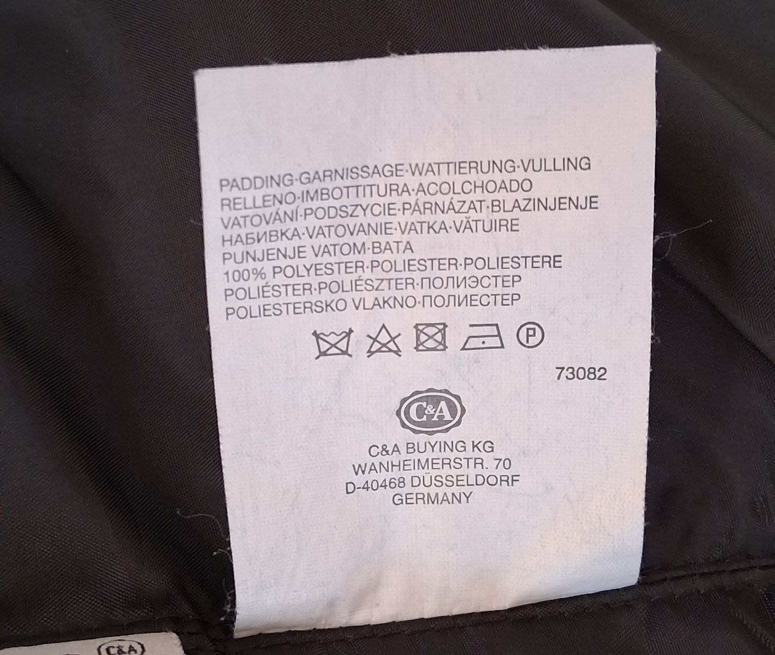 C&A Cappotti: Herrenmantel schwarz Grösse L – Usato da Gretzenbach venduto da joa_bc77 6