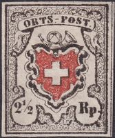 ORTS-POST, 13I.a ungebraucht +2 Atteste, Kat: 5'000.-+ TOLL!
