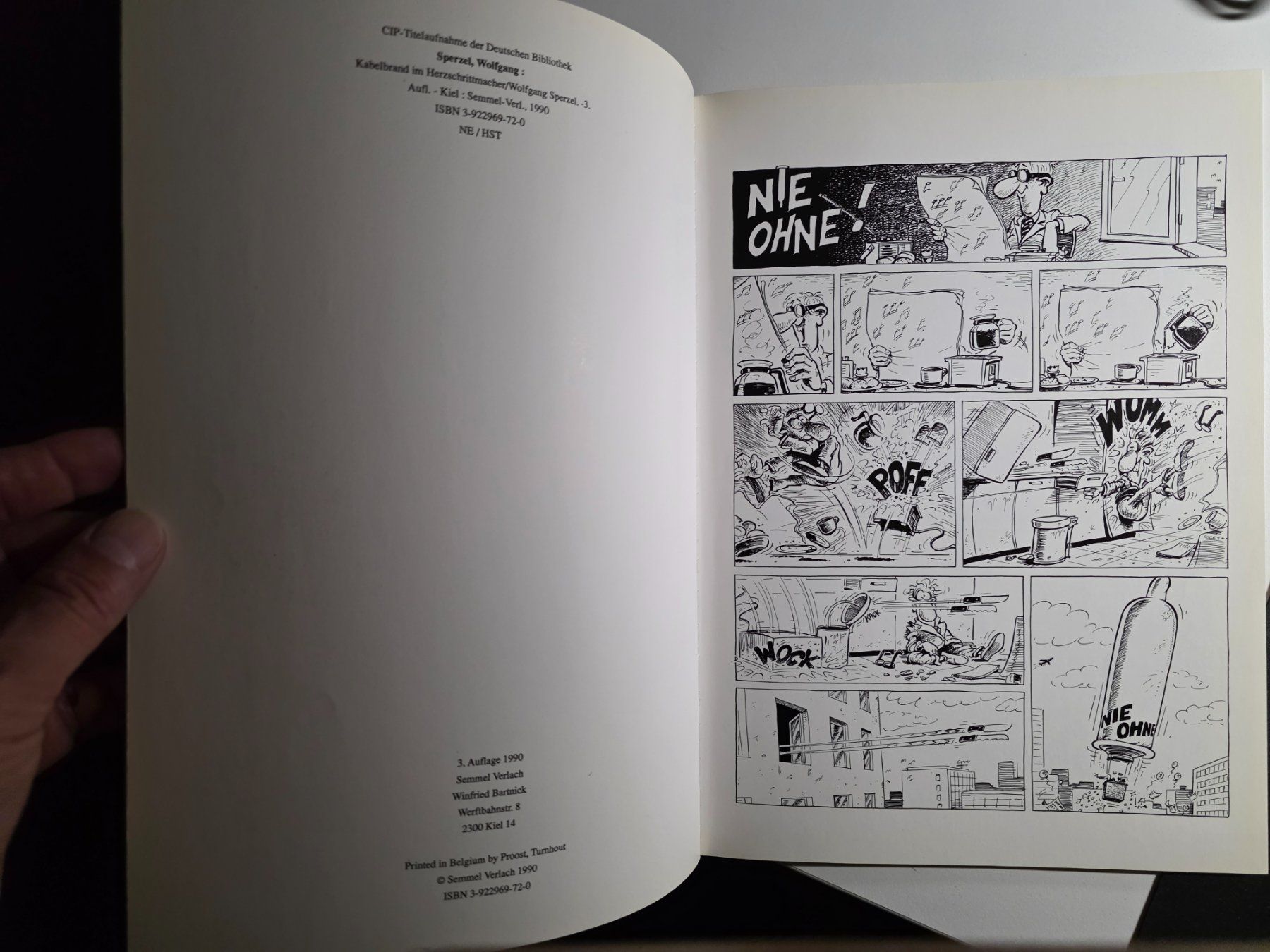 Comics: Comic Kabelbrand im Herzschrittmacher - Sperzel 1990 – Gebraucht aus Walterswil BE von Lonitti 3