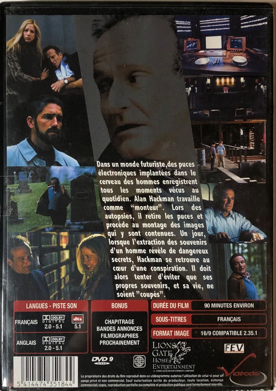 Alle DVDs: ROBIN WILLIAMS - THE FINAL CUT – Gebraucht aus Poliez-Pittet von Newtown-Records 1