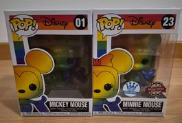 Funko Pop Disney Mickey und Minnie Mouse Regenbogen
