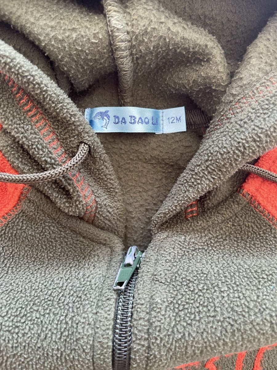 Giacche: Fleecejacke mit Kapuze, Grösse 12M – Usato da Hirzel venduto da carta9 1