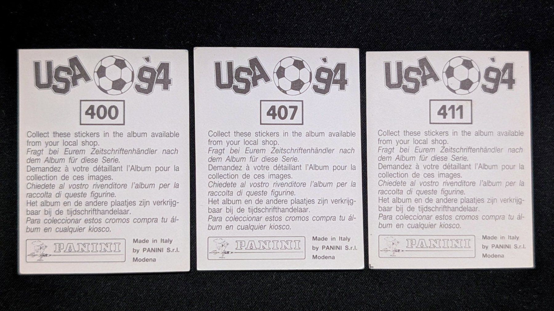 Panini Sammelbilder & Trading cards: Panini USA '94 – Mini lot Maroc – Gebraucht aus Breganzona von Saint_Seiya 1
