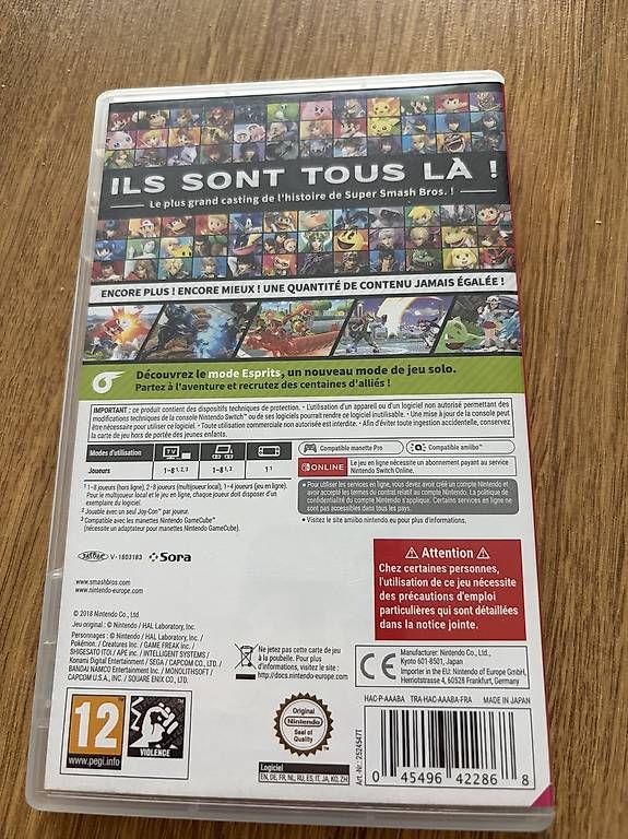 Nintendo Giochi: Nintendo Switch - Super Smash Bros Ultimate – Usato da Glattpark(Opfikon) venduto da Beubeu44 1