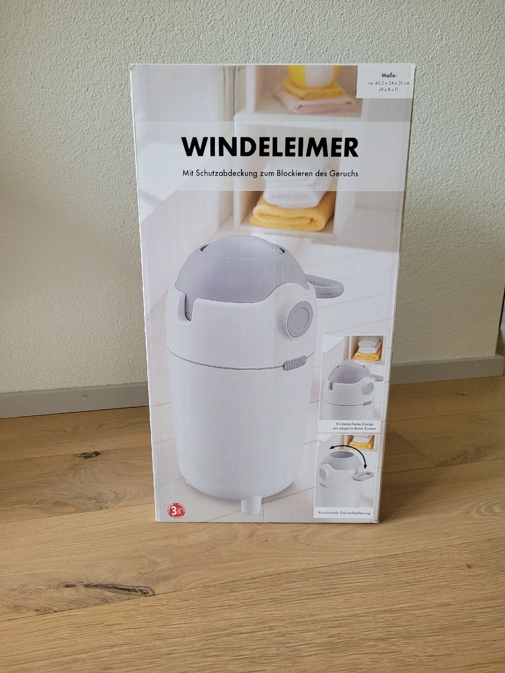 Cestini per rifiuti: Windeleimer mit Schutzdeckel gegen Geruch, neu – Nuovo (secondo la descrizione) da Winterthur venduto da Netta777