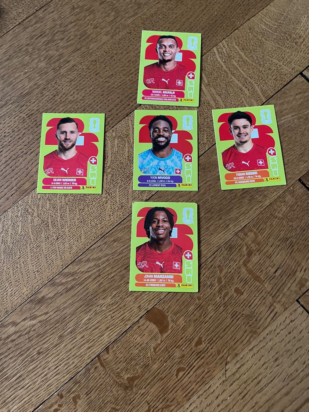 Panini Carte collezionabili: 4 Panini-Stickers Schweiz – Usato da Basel venduto da susha24