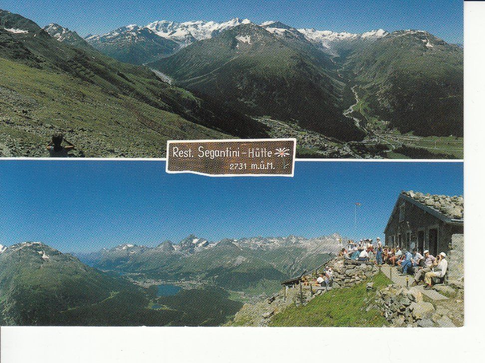 Ansichtskarten: Segantini - Hütte um 1995 – Gebraucht aus Bürglen TG von StampGraf