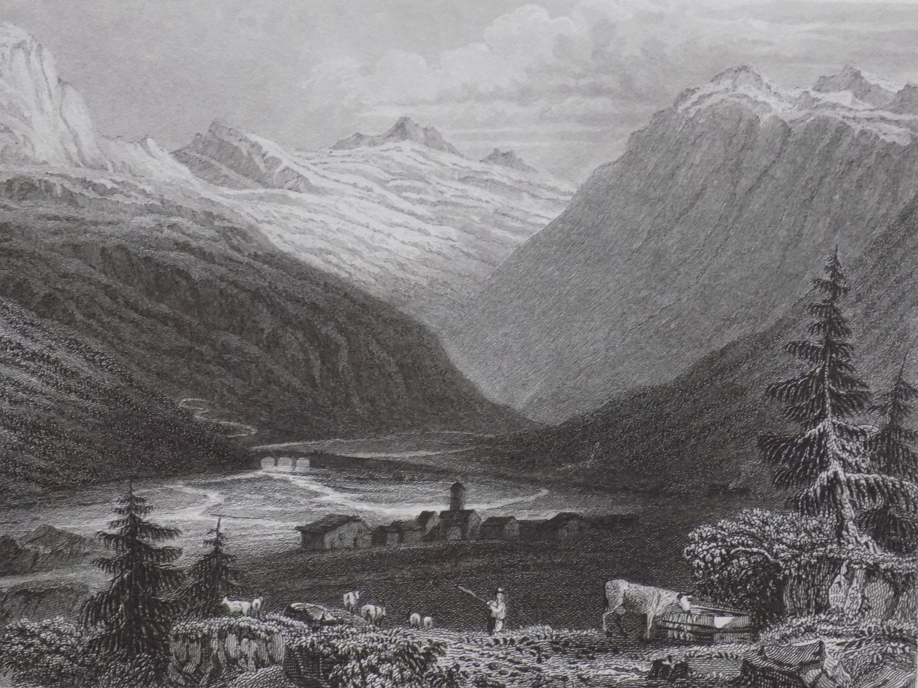 Stiche: Rheinwaldgletscher – Gebraucht aus Risch von Rischli15 1