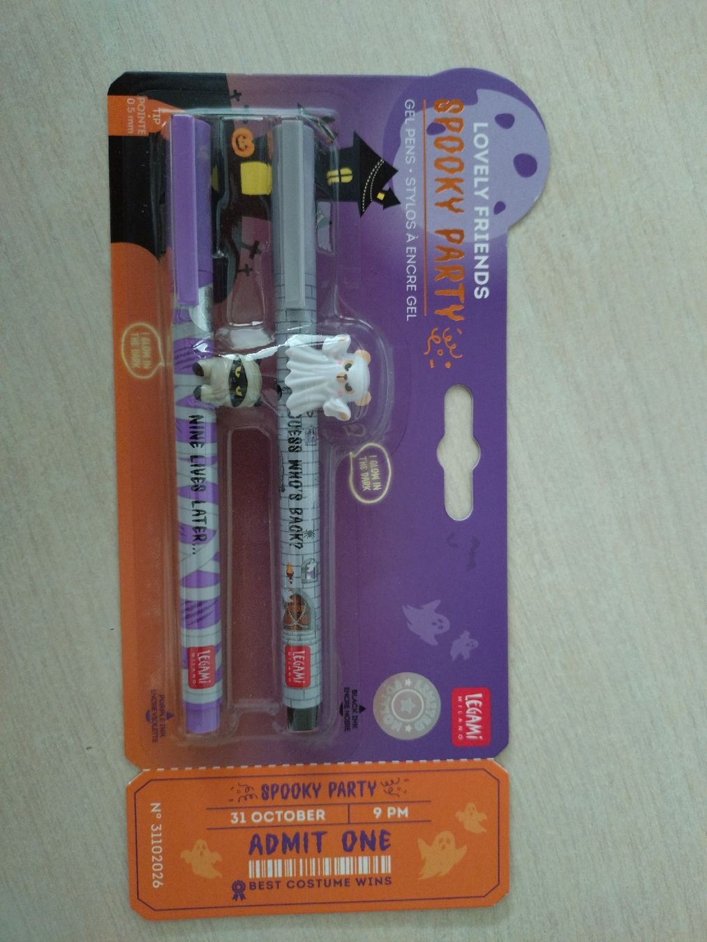 Legami Penna & Evidenziatori: legami Halloween Stifte set – Nuovo e nell'imballaggio originale da St.Moritz venduto da Rsany