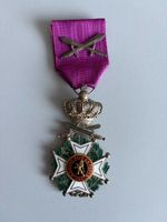 Belgischer Leopoldorden Offizierskreuz mit Schwertern