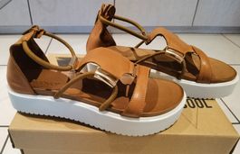 Leder Sandalen Gr. 39