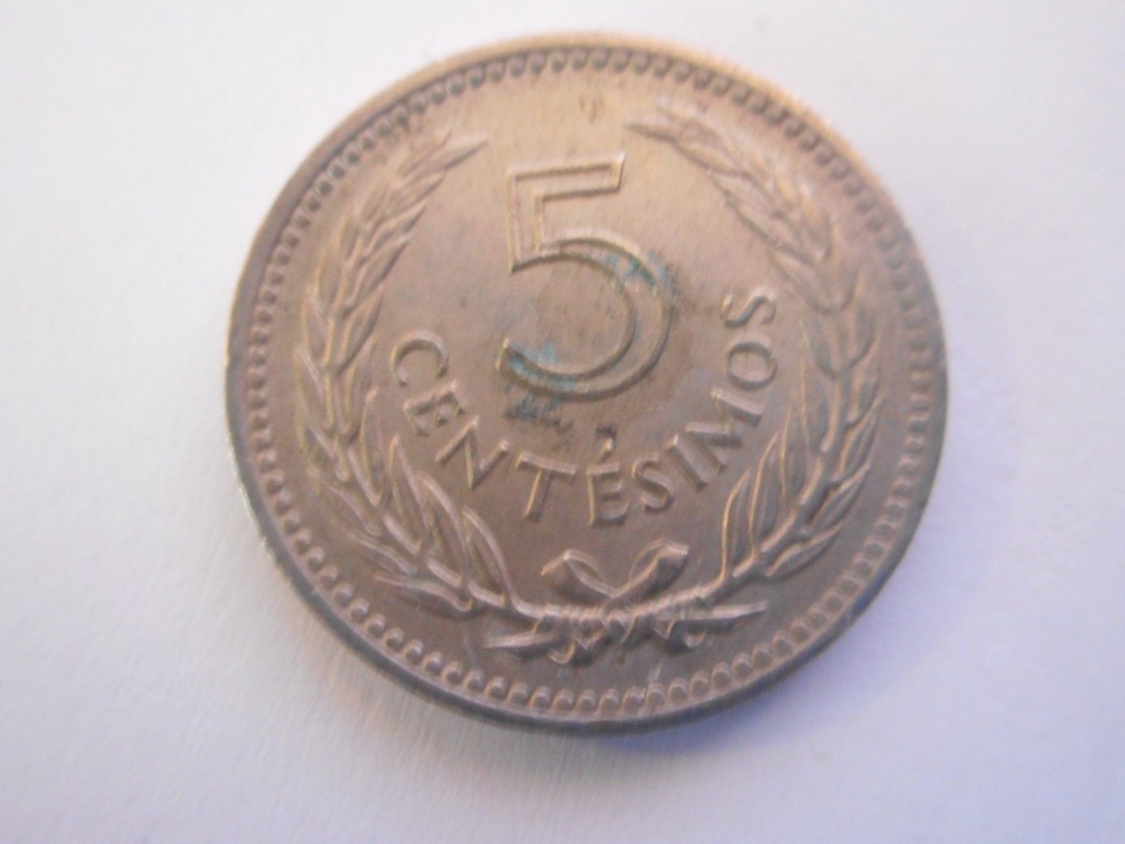 Tutti le monete: 1953 Uruguay 5 Centimos vorz  rar – Usato da Kriegstetten venduto da pizlad2010
