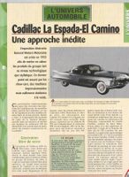 L'UNIVERS AUTOMOBILE - Cadillac La Espada-El Camino - 1954