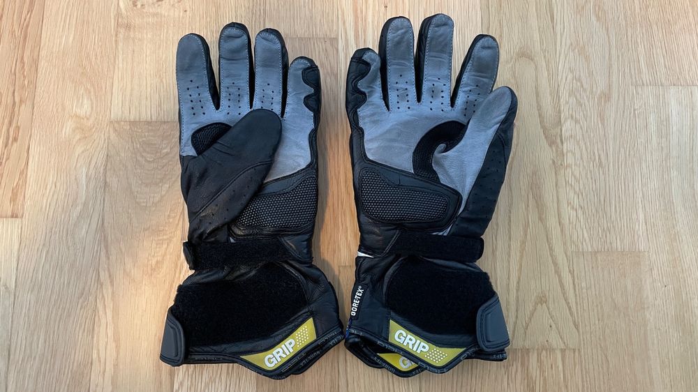 Motorrad Leder Kurze Sporthandschuhe Icon HYPERSPORT Weiß Online