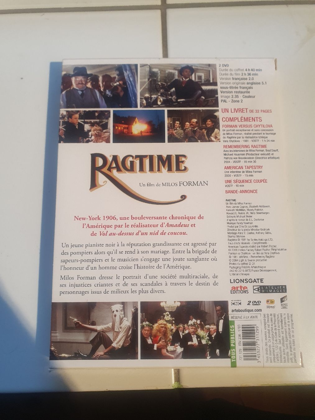 Alle DVDs: Ragtime Milos Forman 2 DVD Set mit Begleitheft – Gebraucht aus Etoy von Samuel-DVD-profi 1
