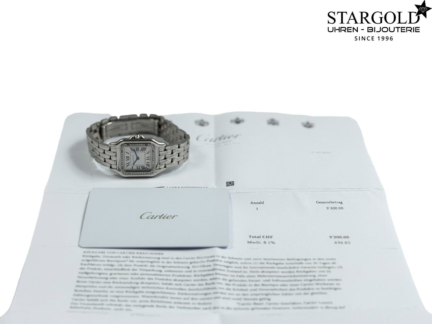 Cartier Orologi: Cartier Panthère - W4PN0008 – Usato da Zürich venduto da Stargold-Uhren 2