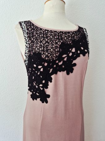 KLEID DRESS CREAM 38 M TOP ZU JEANSJACKE , JACKE VON NILE