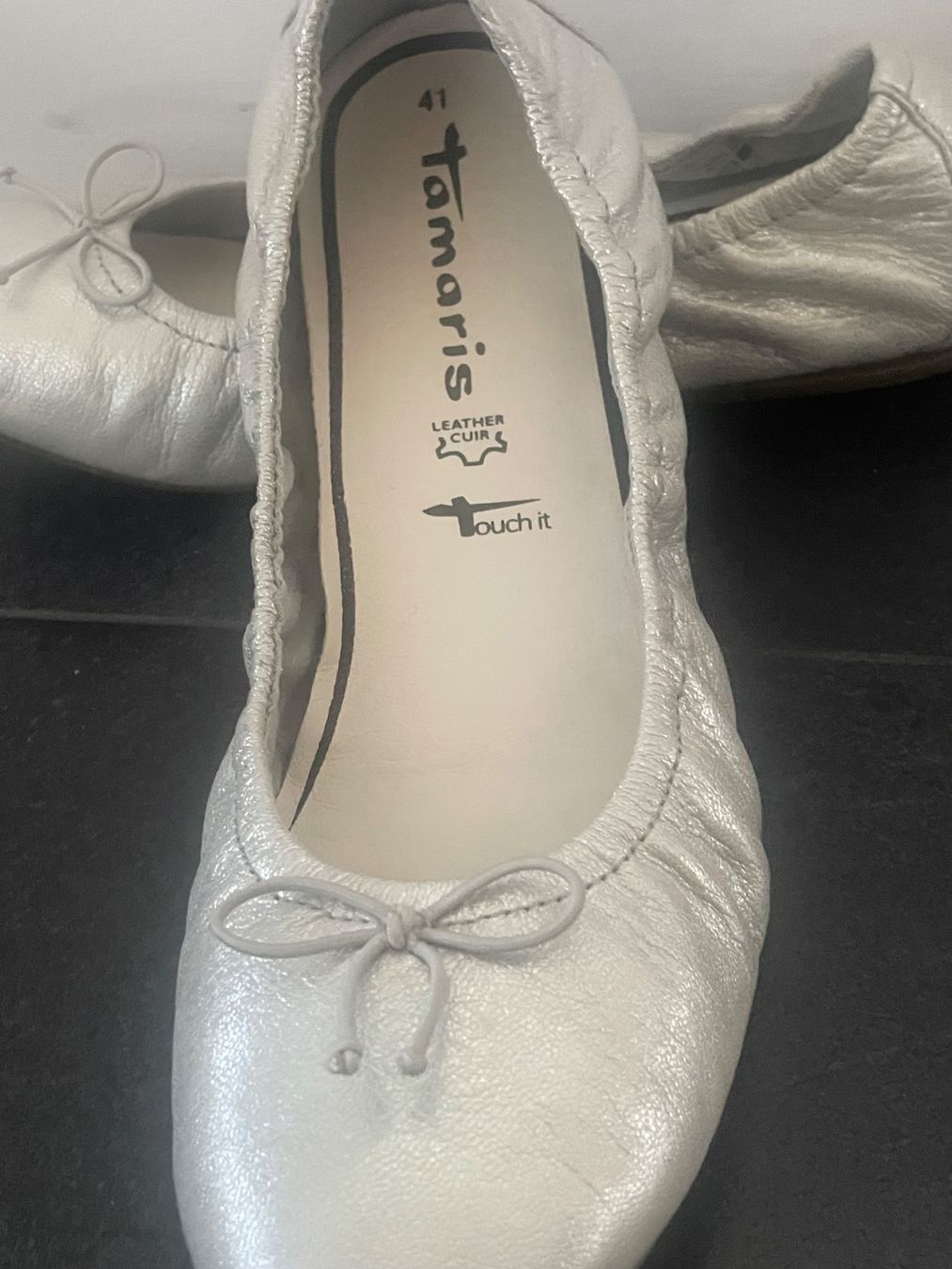 Tamaris Damenschuhe: TAMARIS  Ballerinas - Gr. 41 – Gebraucht aus Hünenberg See von DND5 3