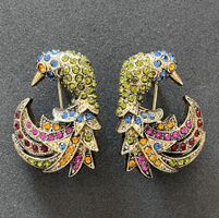 Heidi Daus Phoenix Full Pave Ohrringe Vintage