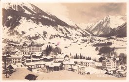 Klosters GR // 1930 Hotels Dorf Silvrettagruppe