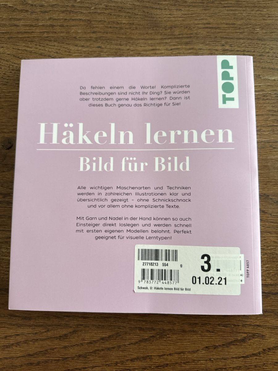Libri: Häkeln lernen Bild für Bild – Nuovo (secondo la descrizione) da Altdorf UR venduto da Tinks07 1