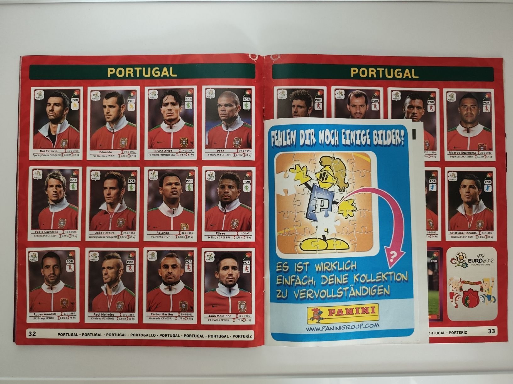 Panini Album: Panini Album EM 2012 komplett  – Usato da Kreuzlingen venduto da m0ritz.sch 1