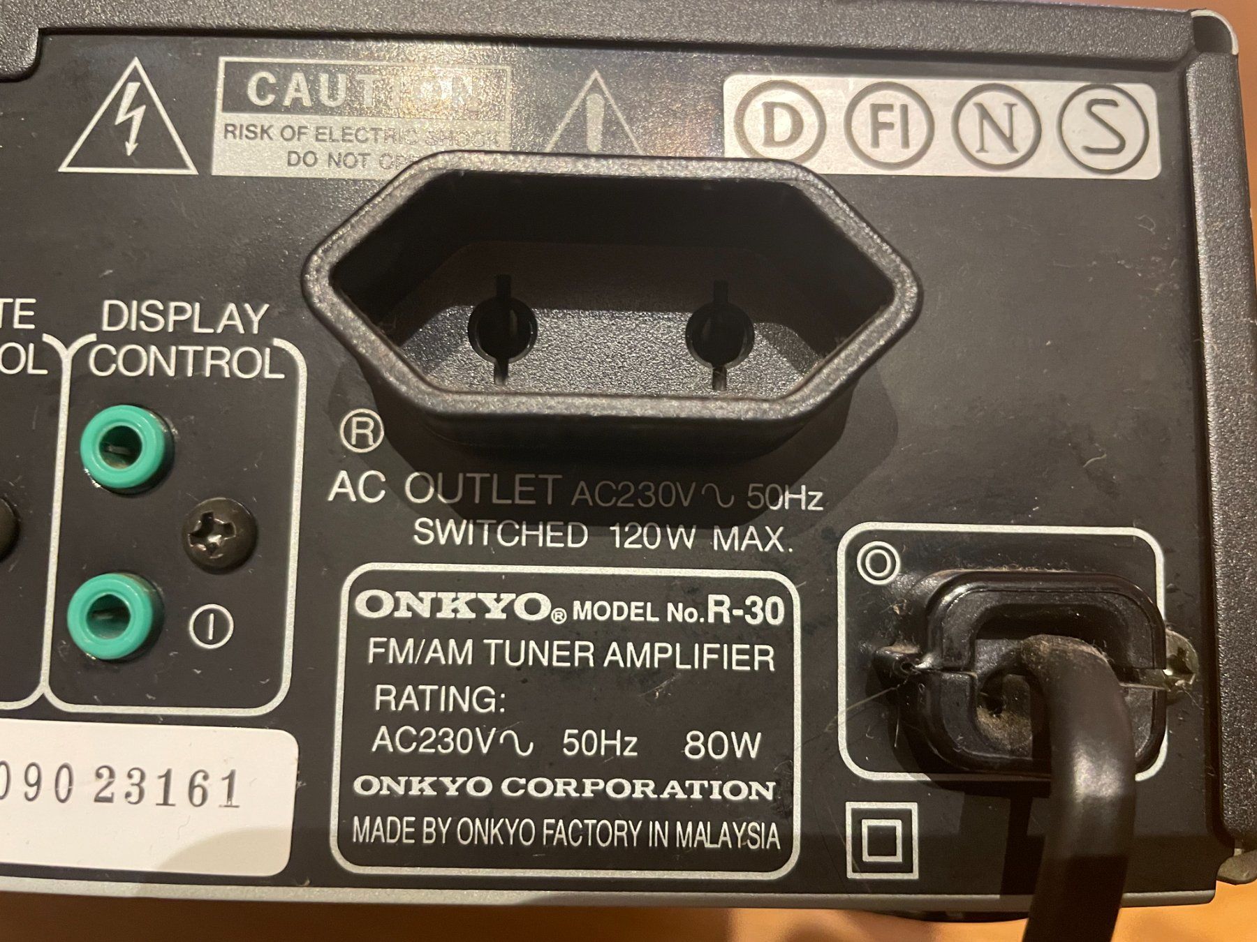 Onkyo Verstärker: ONKYO Amplifier R-30 – Gebraucht aus Horgen von Maessli 2