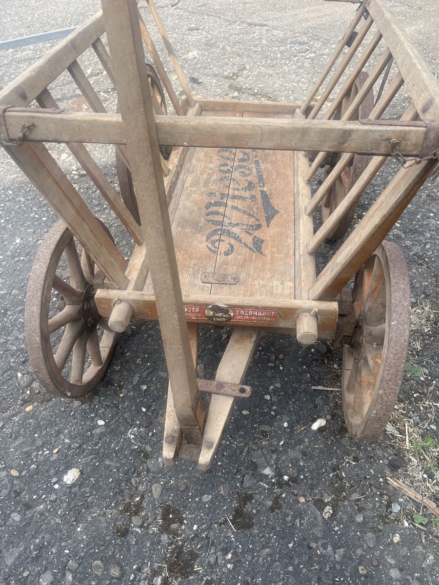 Schubkarren: Antiker Holz-Leiterwagen  – Gebraucht aus Brienz BE von hey_z9vg 2