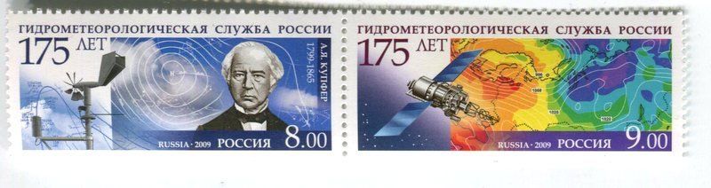 Tutti i francobolli: Briefmarken "Meteorologie". Russland – Nuovo e nell'imballaggio originale da Basel venduto da Butsch5