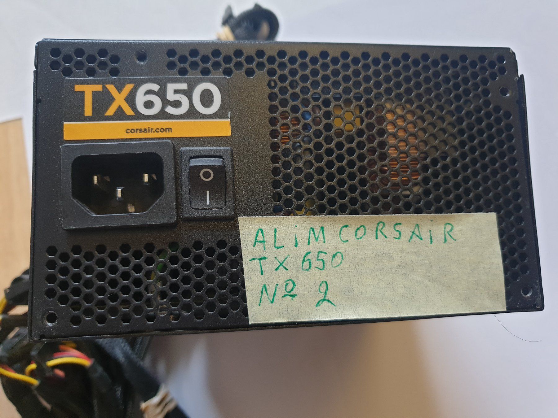 Corsair Elektronikbauteil: Alimentation PC Corsair TX650 / pas testée – Defekt aus Moudon von Amaroli7 1