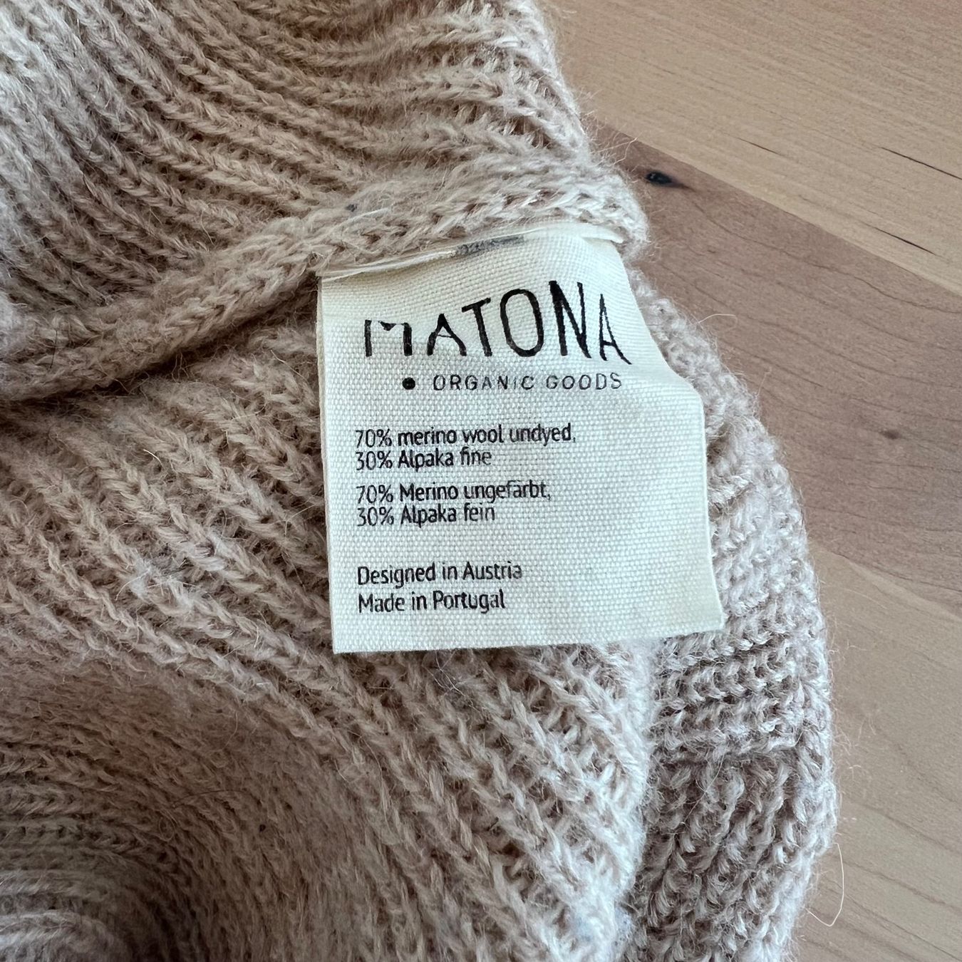 Maglioni & Felpe: Warmer Wollpullover, Matona, Gr. XL, Beige – Usato da Steinmaur venduto da HenSaa 3