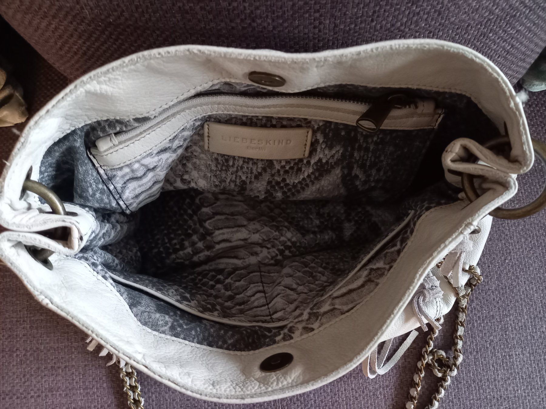 Liebeskind Borse da donna: Lederdamentasche von LIEBESKIND BERLIN beige – Usato da Seewis-Schmitten venduto da Ahaexli 7