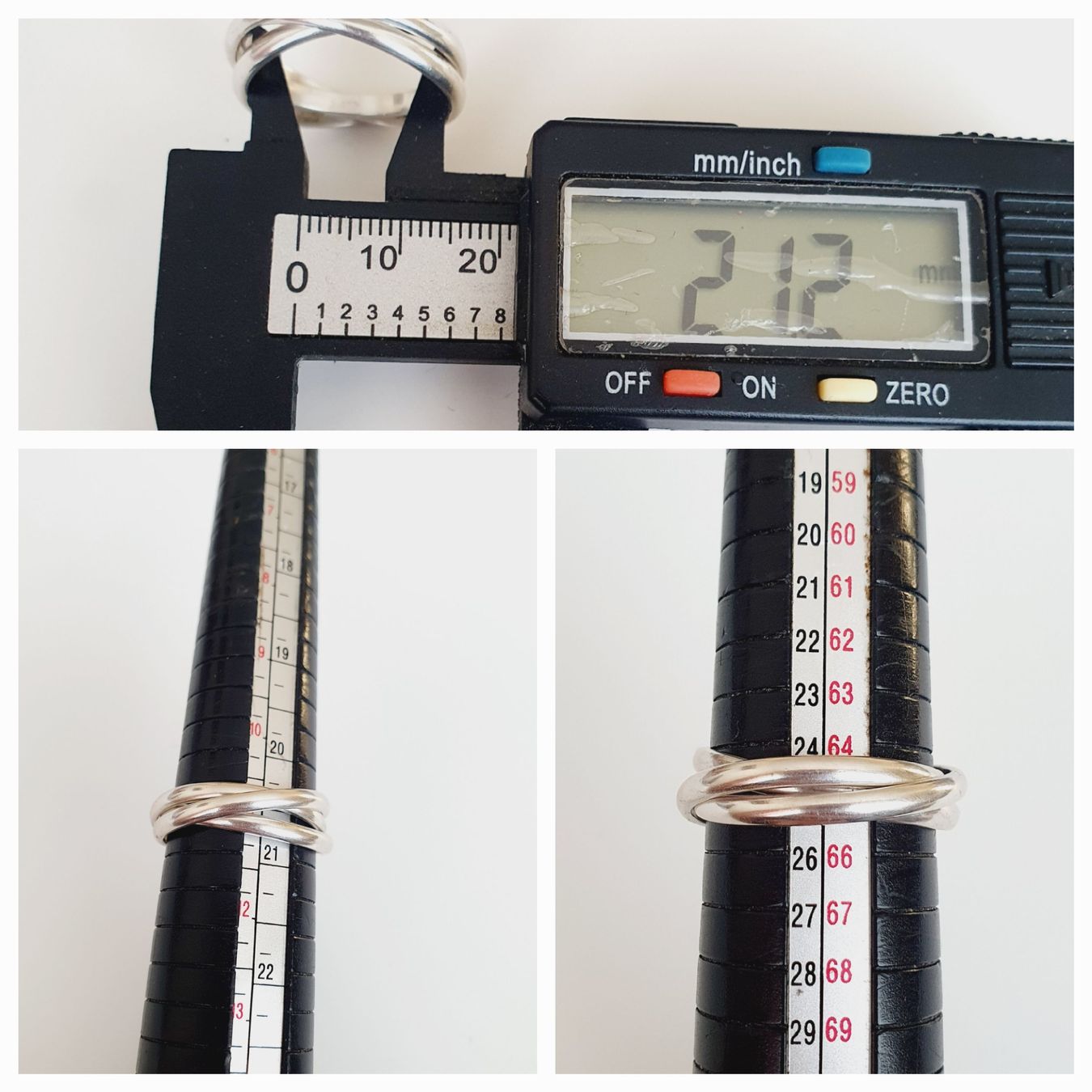 Anelli: Trinity-Ring aus 925 Silber gr. 21,2 mm – Usato da Kreuzlingen venduto da Wunderkiste123 1