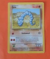 Pokémonkarte Onix 56/102 DE von 1999